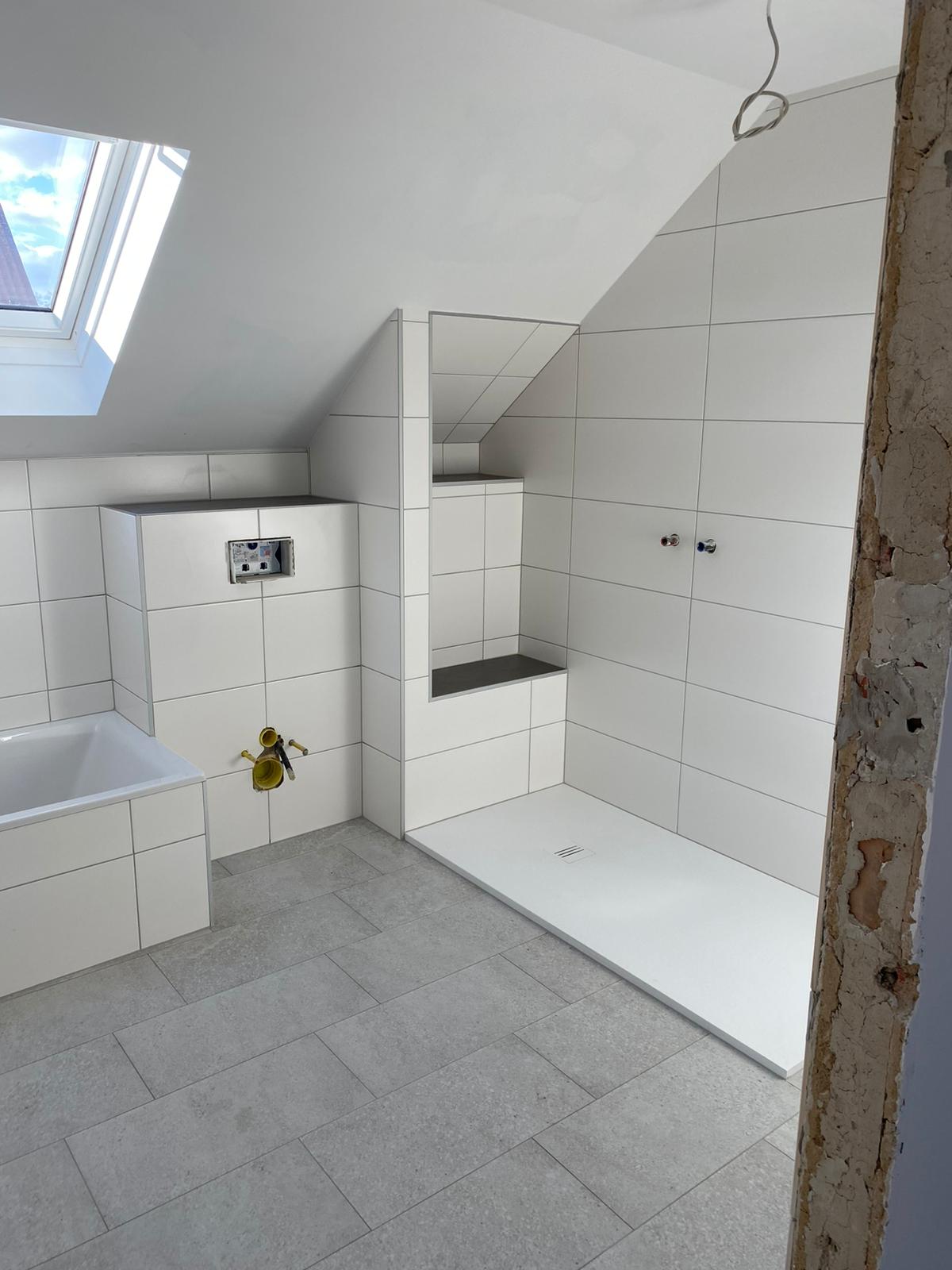 Neubau Fliesenarbeit 13